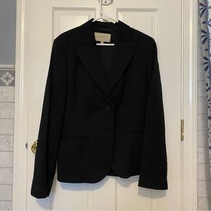 Burberry London Black Interview Jacket Size 14